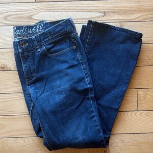 Madewell Dark Blue Boot Cut Jeans
